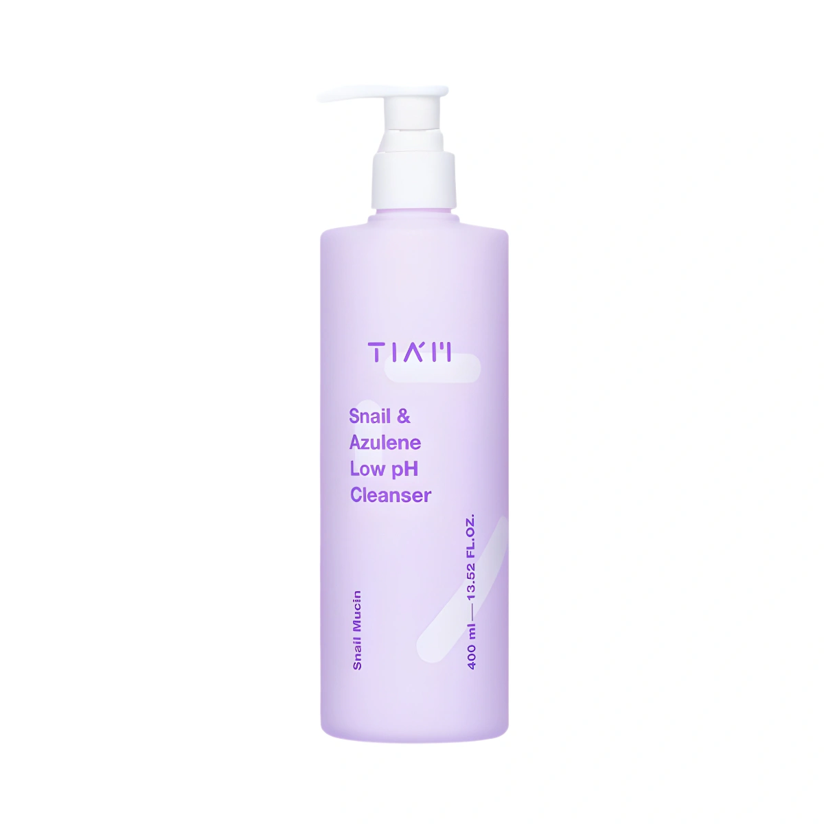 Sữa Rửa Mặt TIA'M Snail & Azulene Low PH CLEANSER Cho Da Dầu Mụn Nhạy Cảm 400ml