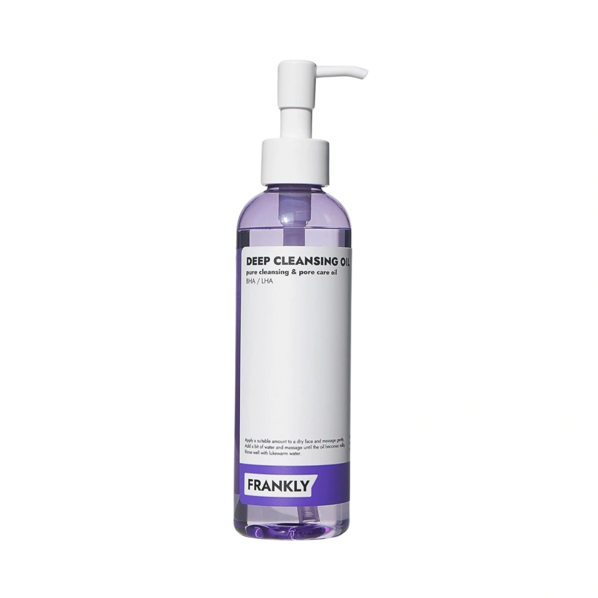 Dầu Tẩy Trang FRANKLY DEEP CLEANSING OIL BHA/LHA Làm Sạch Bã Nhờn Và Mụn Đầu Đen 200ml