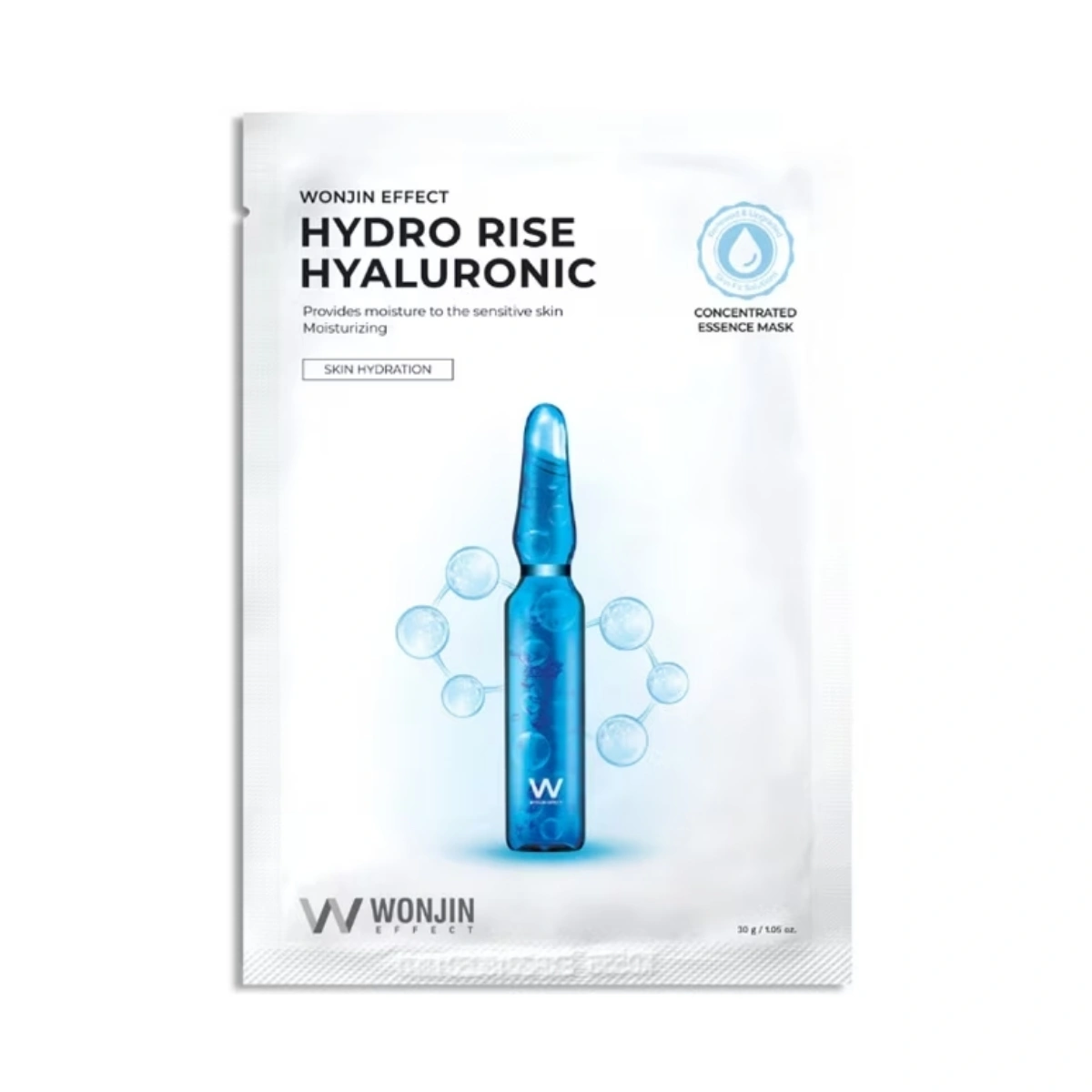 Mặt Nạ Wonjin Effect Derma Hydro Essence - Truyền HA (Xanh Dương)