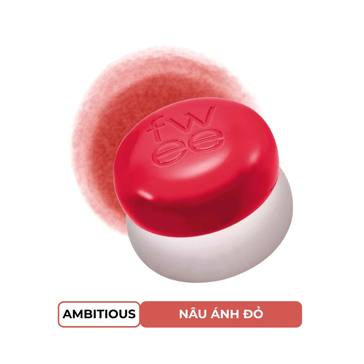 Son Bùn Fwee Lip&Cheek Blurry Pudding Pot Ambitious