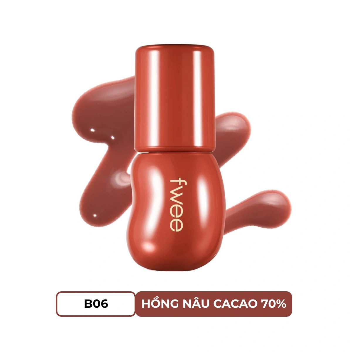 Son Bóng Fwee 3D Voluming Gloss B06 Scotch 70%