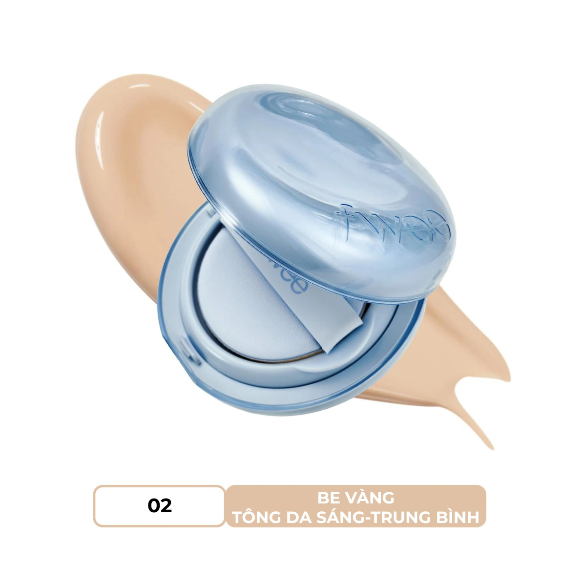 Phấn Nước Fwee Cushion Glass Natural 02 Nude Glass