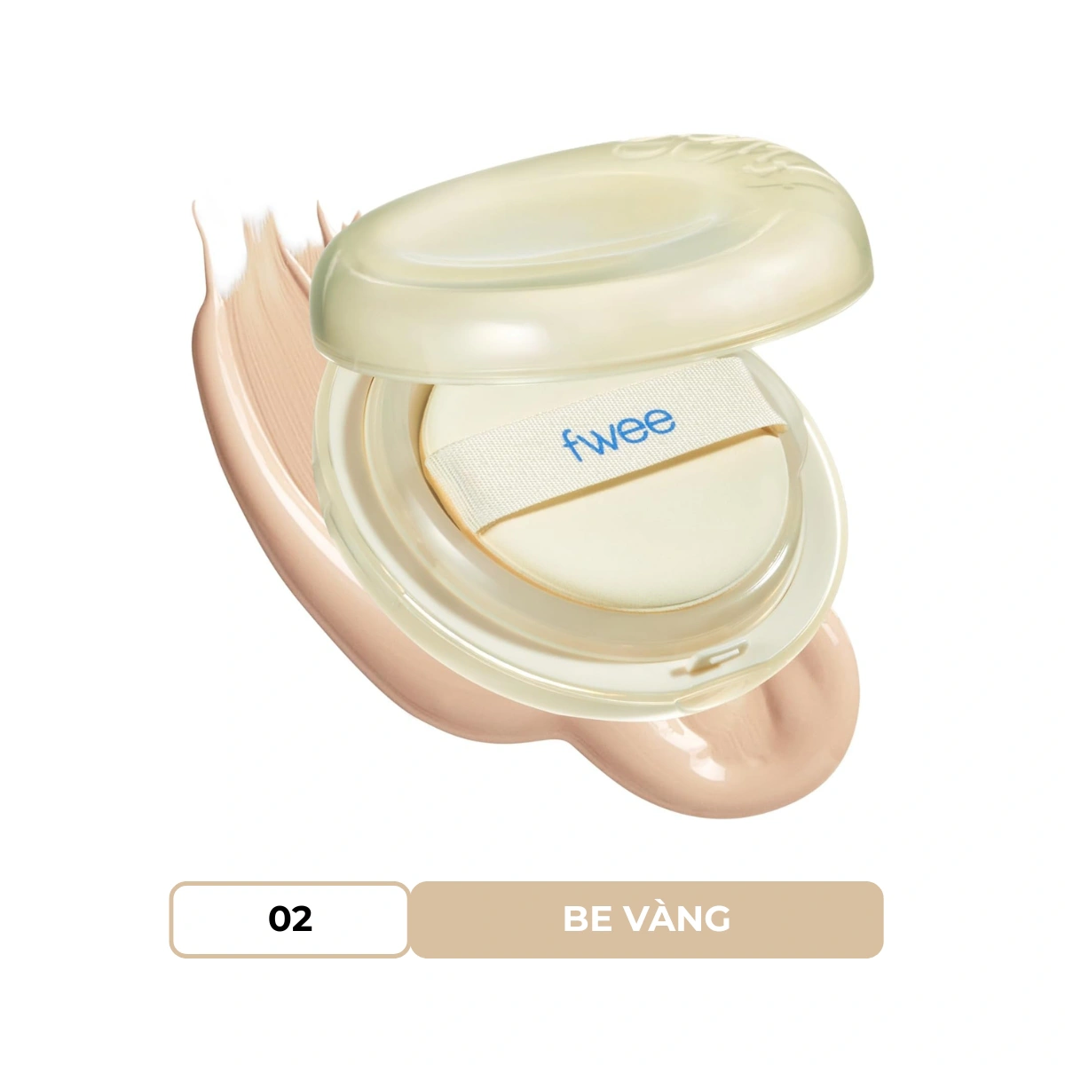 Phấn Nước Fwee Cushion Egg-Fit Cover 02 Nude