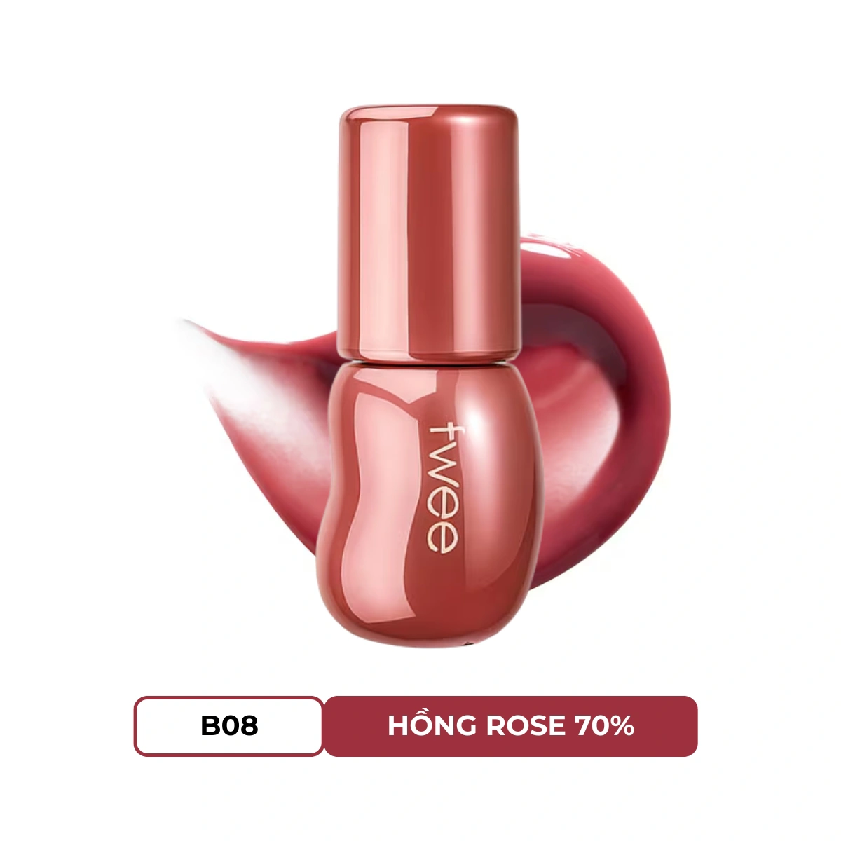 Son Bóng Fwee 3D Voluming Gloss B08 Rozy 70%
