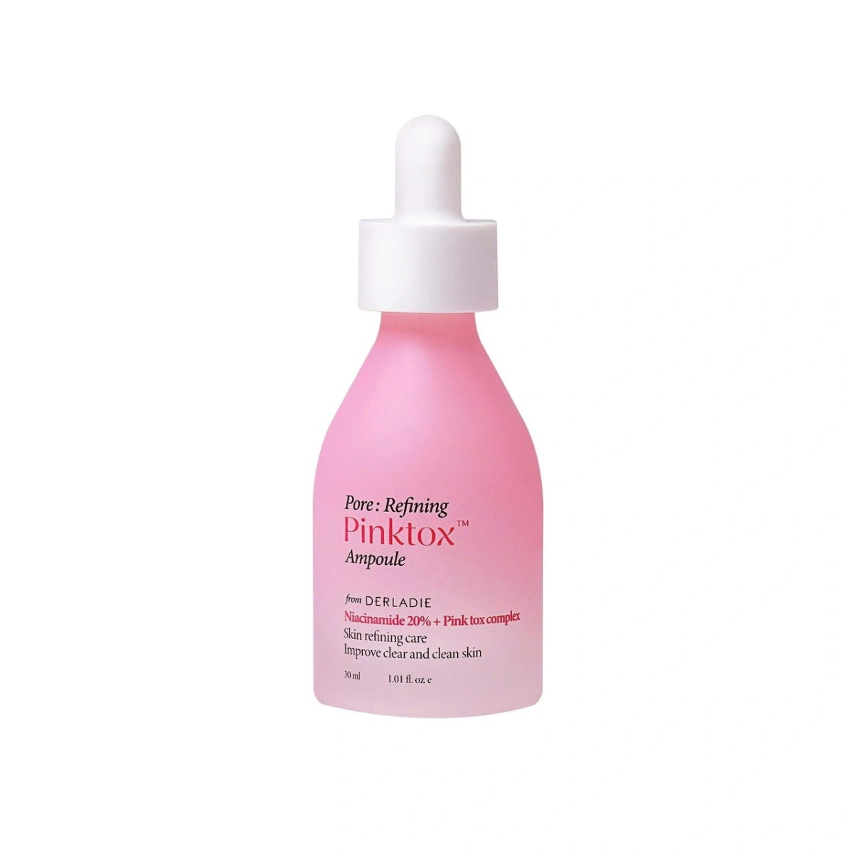 Serum Derladie Pore Refining Pink Tox Ampoule Mờ Thâm Đỏ, Chăm Sóc Lỗ Chân Lông 30ml
