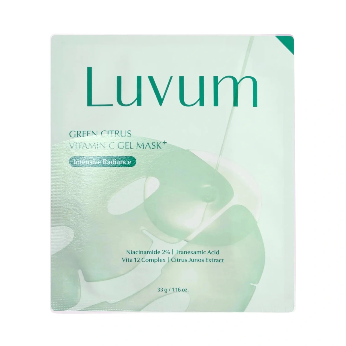Mặt Nạ Thạch LUVUM Green Citrus vitamin C Gel Mask Plus 33g