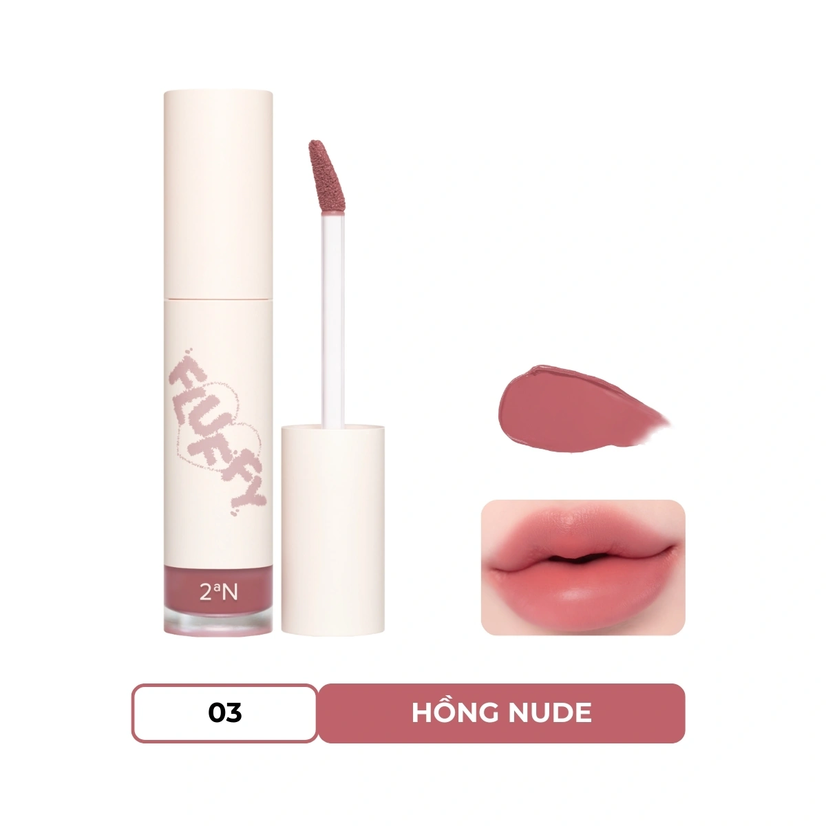 Son Kem 2aN Fluffy Blur Tint #03 Babe Pink