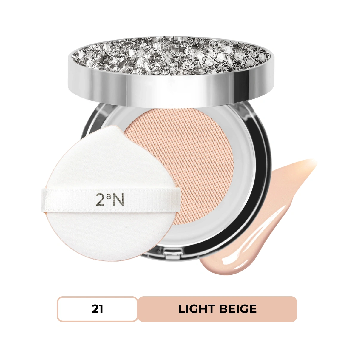 Phấn Nước 2aN Gleaming Tension Pact #21 Light Beige 13g