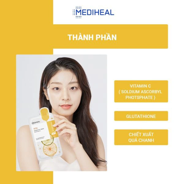 Mặt Nạ Mediheal Vita Essential Mask Calming - Brightening